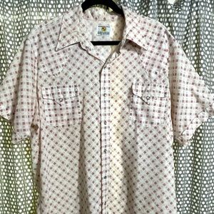 Vintage Western Pearl Snap shirt, Dickson Jenkins XL